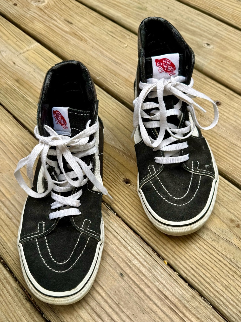 Vans Sk8-Hi High Top Sneakers Women’s 8.5 Black
